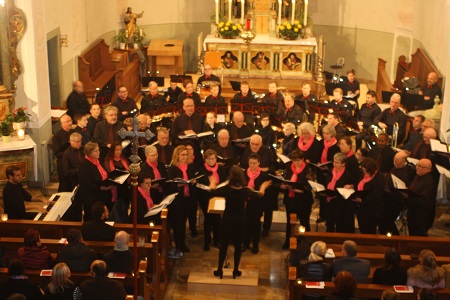 Einzelauftritt vom Chor Sponeck Jechtingen e.V. in der Kirche Sankt Cosmas und Damian